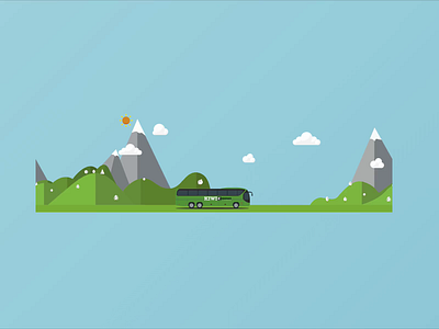Animated SVG Bus animated frontend svg