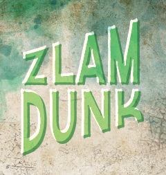 Zlam Dunk Type Treatment austin gig poster governor music texas tour type zlam dunk