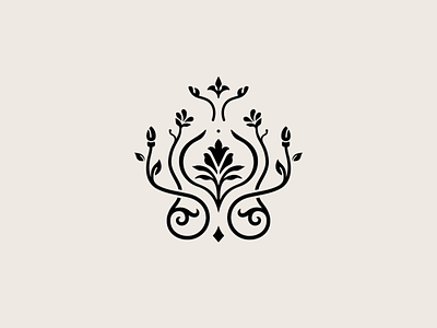 Ornament logo branding floral garden herbal logo logodesign logotype ornament pattern tattoostudio