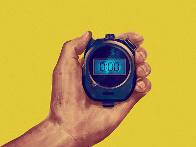 Your Time Starts 'Now' design digital digital art illustration time time keeper timeline timer