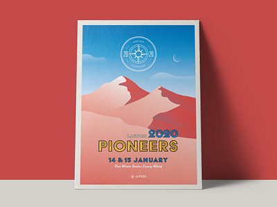Onfido Launch 2020 - Mountains brand illustration branding design illustration typography vector