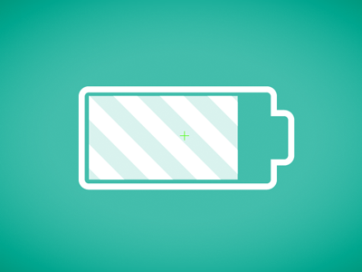 Battery after effects icon illustrator