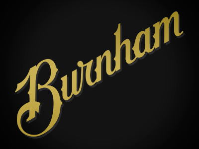 Burnham Script b lettering script thorns