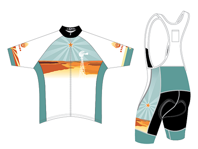 Del Rio Cycling Kit bike canyon cycling jersey kit mountain star texas