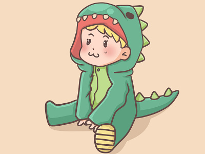 chibi dinosaur