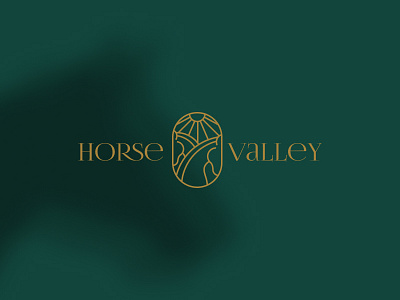 Horse valley logo branding design horse logo