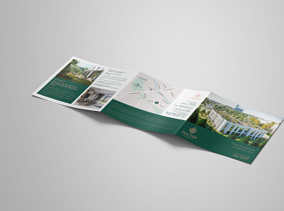 Triflet for clubhouse in Almaty booklet bro printdesign