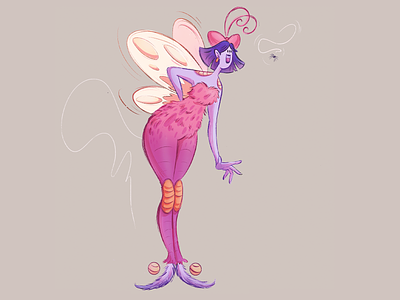 Fairy - Character Design Challenge butterfly characterdesign fairy fairytale female spider