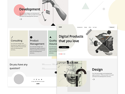 Case Development - Landing Page design development figma design georgia landing page ui ux web design