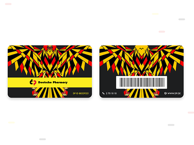 Deutsche Card | Pharmacy Card Design branding card card design colors design pharmacy pharmacy card