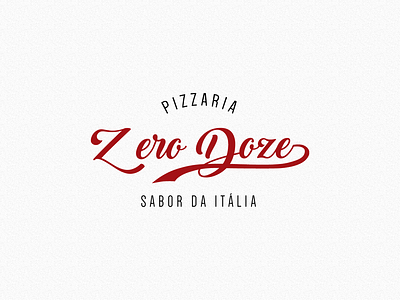 Logo for Zero Doze Pizzaria branding design logo