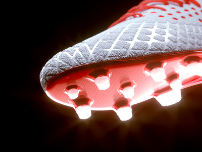 Boot Close Up #6 3d brand c4d cinema 4d cleat closeup design football football boot illustration maxon octane soccer