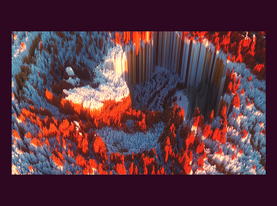 The Island 4 3d c4d cinema 4d closeup design earth illustration land landscape macro maxon octane topographic map topography