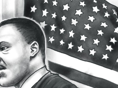 MLK drawing illustration