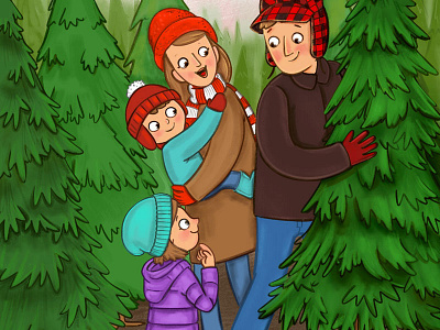 20181113 Tree childrens childrens illustration cute digital illustration kidlitart wip