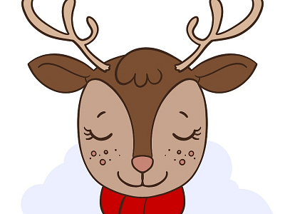 deer coffee childrens childrens illustration cute design digital illustration kidlitart vector wip