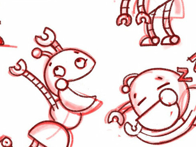 Robot3 childrens childrens illustration cute digital illustration kidlitart sketch wip