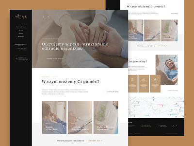 Vitae Clinic design ui webdesign