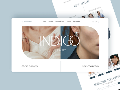 Jewerly online shop - INDIGO/ UX/UI Website Design