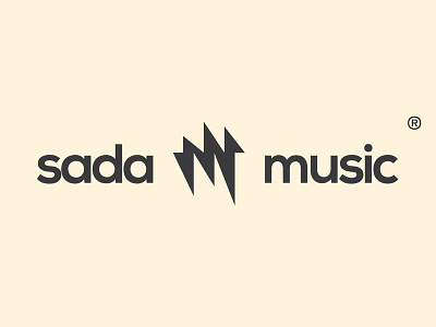 Sada Music Logo alsada branding design flat fooqalsada graphic graphic design icon label logo mark music sada sound sound wave sound waves wave waves