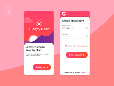 Sleepy Bear | Sleep tracking mobile app