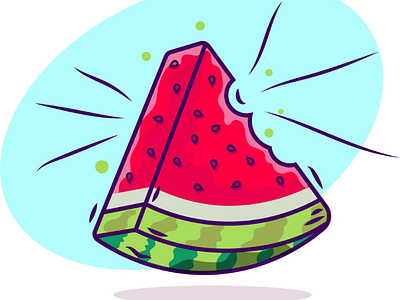 Watermelon art design illustration illustration watermelon watermelon