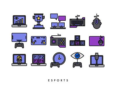 ESPORTS graphic design icon ui