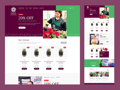 Coletta and Tyson - Home Page ecommerce ui website website design