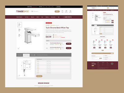 TradeBase - Product Details ecommerce ui website website design