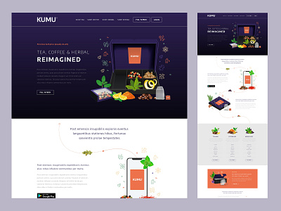 KUMU - Home Page brand ecommerce ui website website design