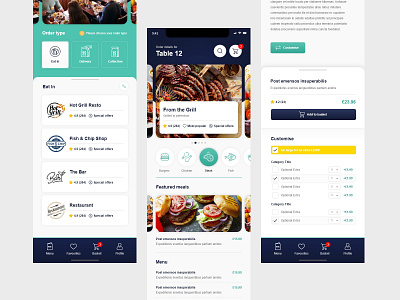 Fidelity EPoS - Ordering App app app design design ui