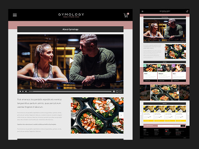 Gymology - About Us about us about us page design ecommerce ui website website design