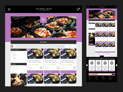 Gymology - Product Listing design ecommerce product list product listing ui website website design