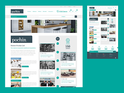 Pochin - About Us about us ecommerce ui web design website website design