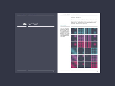 Recode - Brand - Patterns brand brand identity branding brochure brochure design patterns