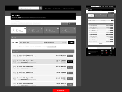 Wireframe Example 5 ui website website design wireframe