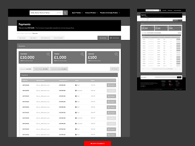 Wireframe Example 8 design ui website website design wireframe