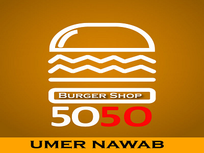 Logo For Burger Shop adobe illustrator branding design illustration logo