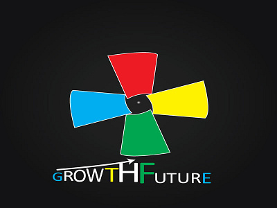 Gorwth Future logo adobe illustrator branding design illustration logo