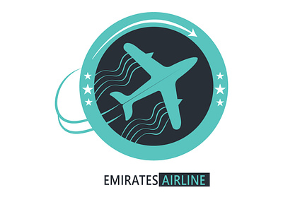 Emirates Airline logo adobe illustrator adobe photoshop brand identity branding design illustration logo professional logo ux vector versatilelogo