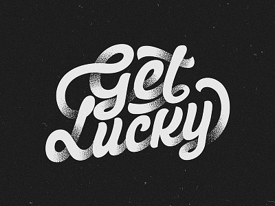 Get Lucky comission work lettering logo typography