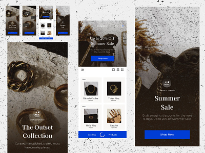 Jewelry Mobile App branding design graphic design ui ux