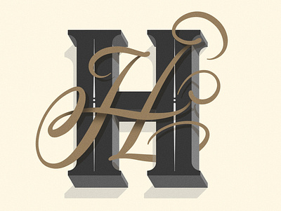 HARRY ROBBERTS ART design illustration logo typography vector