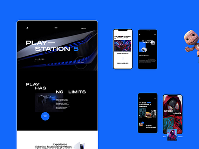 PlayStation 5 — website redesign