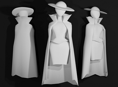 Woman⏳ 3d modeling blackandwhite blender3d blender3dart elegance sculpting secret agent woman women