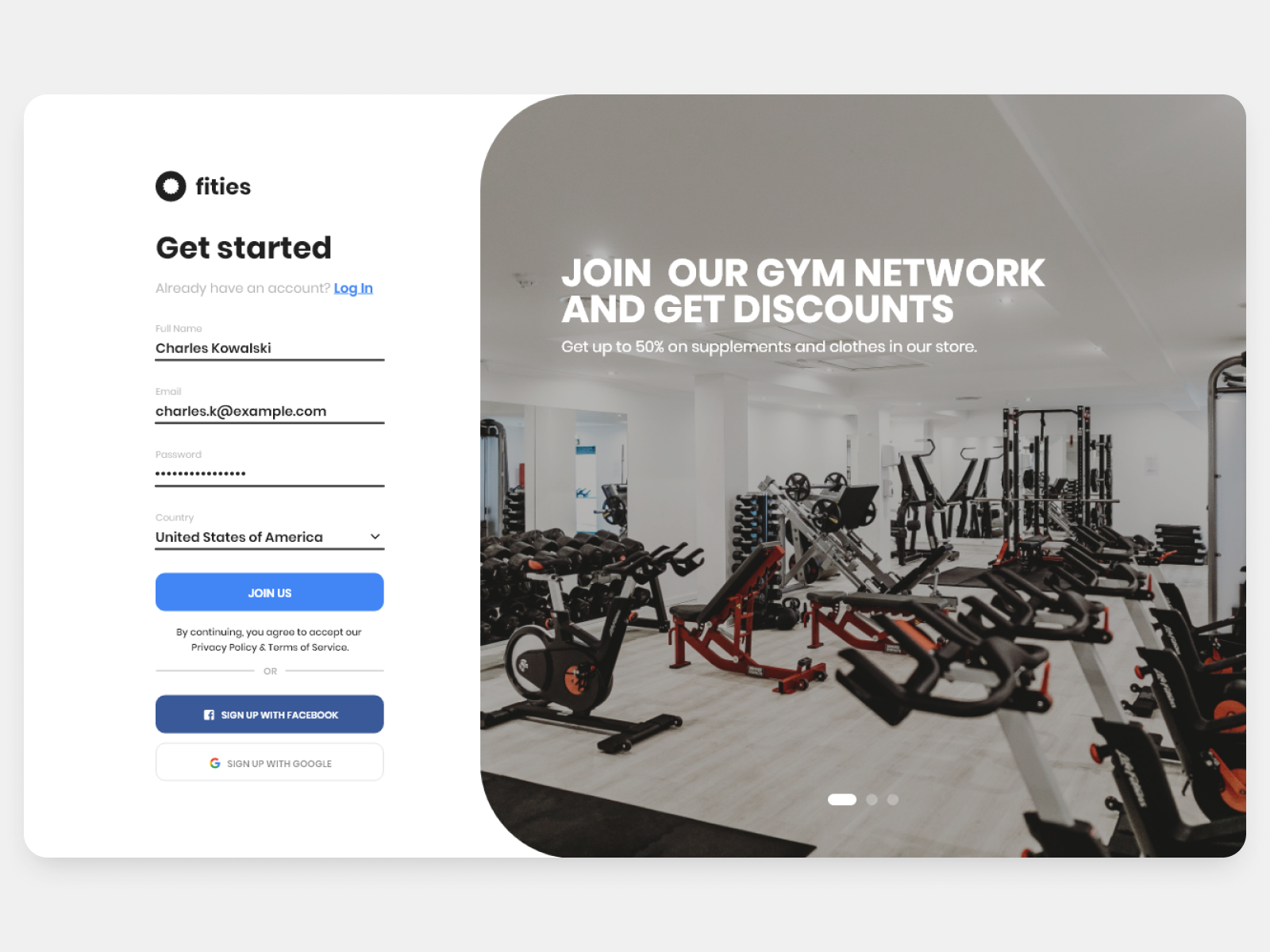 Sign Up Form Createwithadobexd By Krystian Biskupski On Dribbble 2760