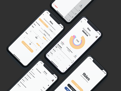 fities - calorie counter app app branding design figma icon ios app logo mobile mobile ui ui uiux ux