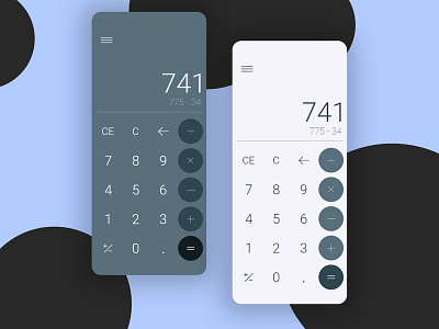 #DailyUI 004 Calculator app calculator dailyui design mobile mobile ui ui