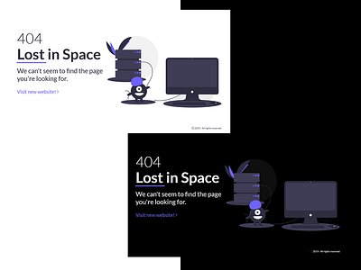 #DailyUI 008 404 Error Page 404 404 error 404 error page 404 page dailyui design lost in space ui webdesign website website design