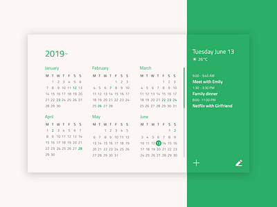 #DailyUI 038 Calendar app calendar calendar design dailyui design illustration typography ui ux webdesign website